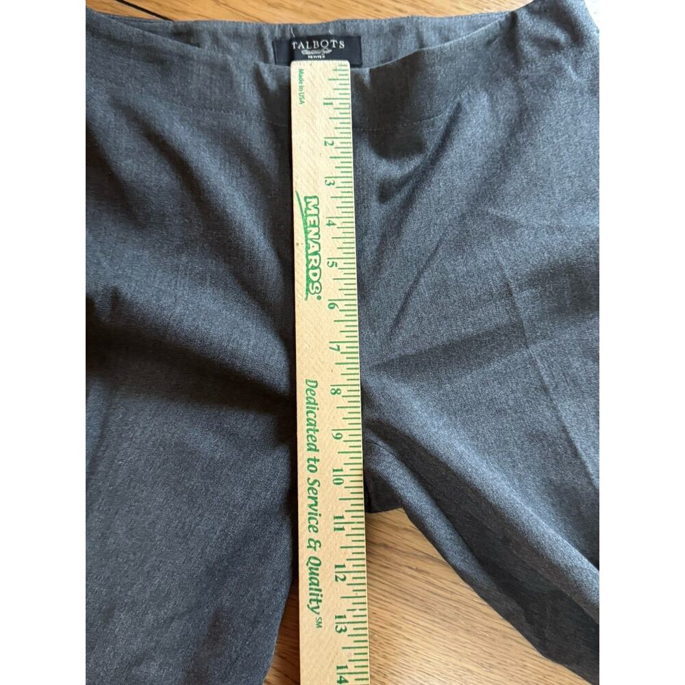 Talbots Classic Slim Side Zip Dress Pants Women Size 2P Petitie Stretch Career - Picture 6 of 10